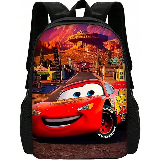 (BB171DM24A6) Cartoon C-cars School Bag For Boy Girls with Shoulder Bags Pencil box Cartoon Backpack for Child