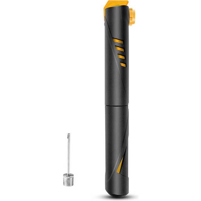 (Black green) 120PSI High Pressure Bike Pump AV/FV Common 70g Lightweight Mini Bicycle Tire Inflator Pump for Mountain Bike Sport Ball