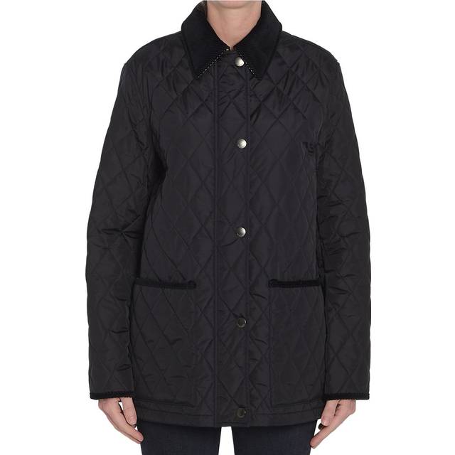 Burberry Diamond Quilted Jacket - Black   - L