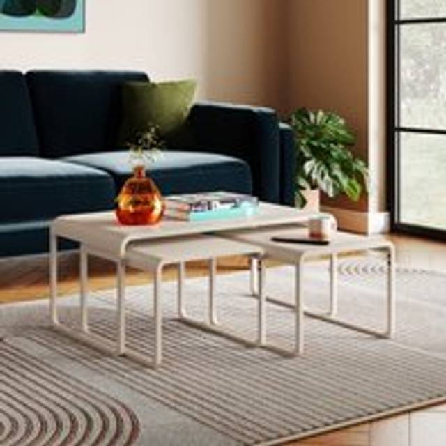 Bowie Nest of Coffee Tables - Stone