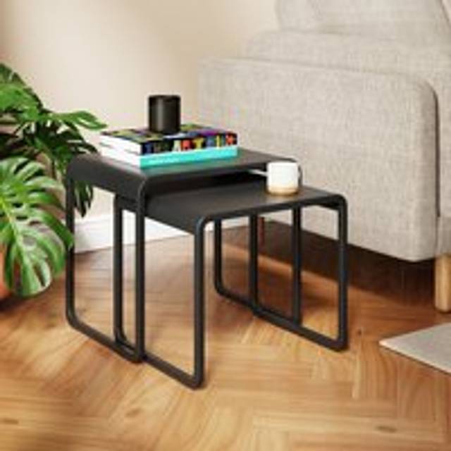 Bowie Nest of Side Tables - Black