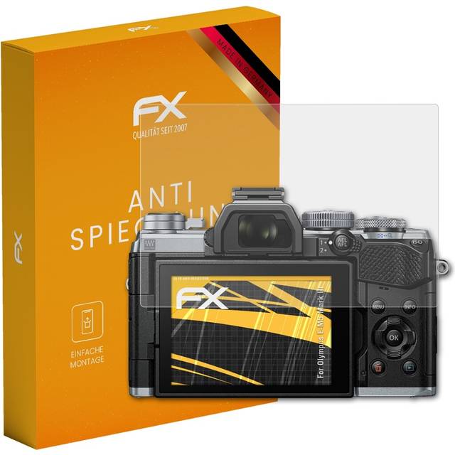 Atfolix 3x Screen Protection Film For Olympus E-m5 Mark Iii Matt&shockproof