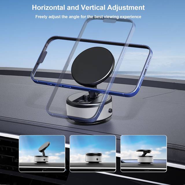 Electric vacuum magnetic suction cup phone mount zinc alloy universal stron part