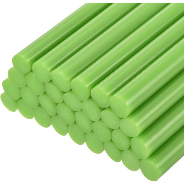30pcs mini hot glue gun sticks 4" x 0.43" for glue gun, turquoise green