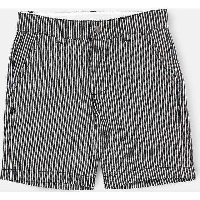 Angel & Rocket Kids' Stripe Casual Shorts, Navy/White