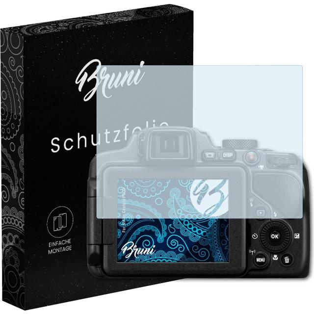 Bruni 2x Protective Film For Nikon Coolpix P600 Screen Protector
