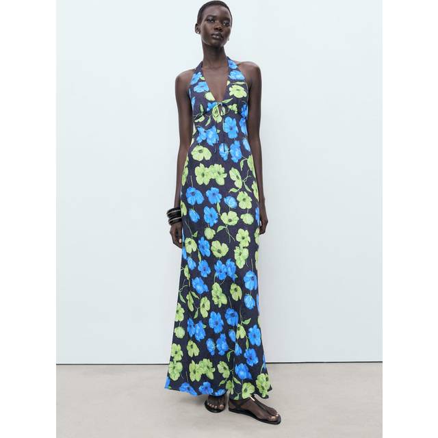 Mango Mati Floral Print Maxi Dress