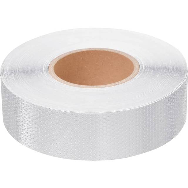 vidaXL Reflective Tape White 5 cmx50 m PVC - white