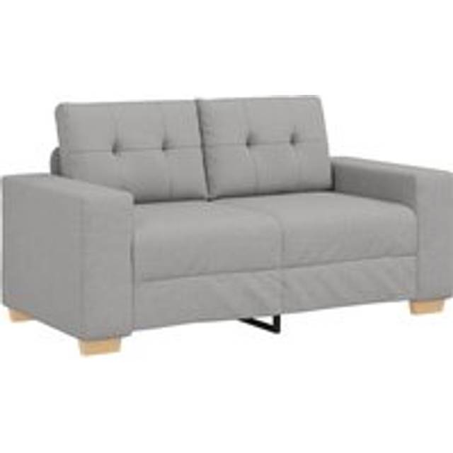 Loveseat Sofa in Cloud Grey, 120 cm Fabric - Multi - One Size
