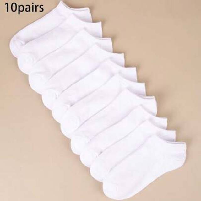 SHEIN 10Pairs Solid No Show Socks Women Minimalist Ankle Socks Casual Short Socks For Women, Seasonal