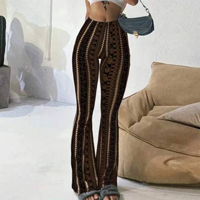 SHEIN Women&#39;s Sexy Geometric Printed Casual Leggings