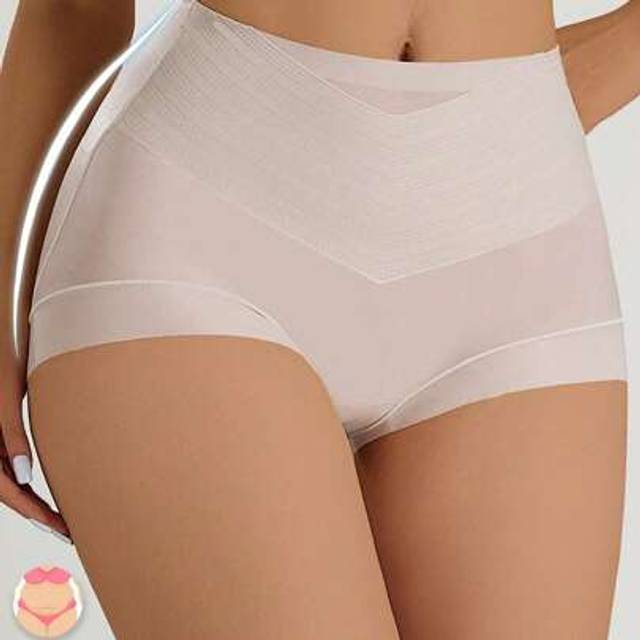 SHEIN High Waist Seamless Slimming Shaping Shorts For Women, Thin Lift Waist Tummy Control Shapewear Panties