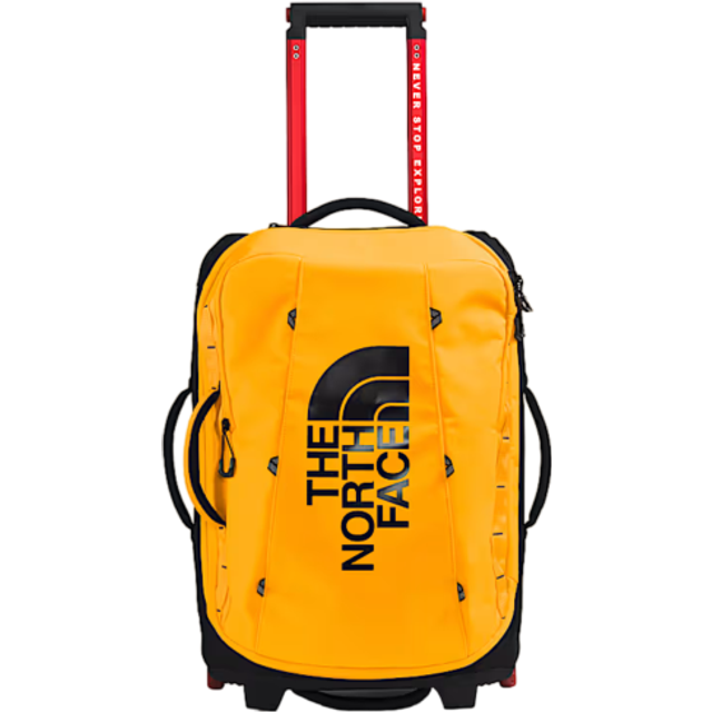 The North Face Base Camp Rolling Thunder 22" Travel Bag, 40L, Gold/Black