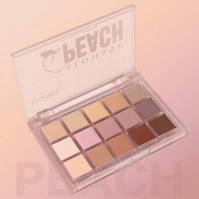 SHEIN UCANBE Neutral Matte Eyeshadow Palette, 15 Colors Nude Taupe Rose Brown Eye Makeup Pallet, Natural Warm Tone High Pigmented Blendable & Buildable Somb