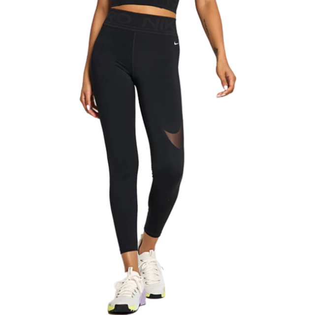 Nike Pro Sculpt Women's High-Waisted Full-Length Leggings Black/ White S (S)