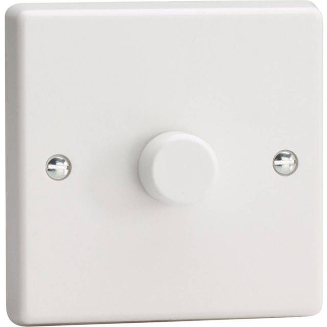 Varilight Classic LED V-Pro 1 Gang Rotary Dimmer Switch White