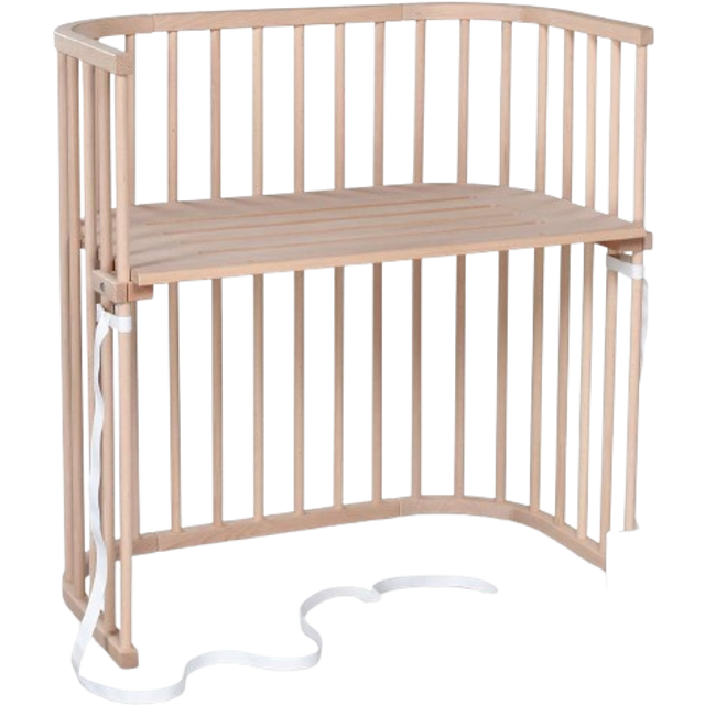 Babybay - Boxspring Co-Sleeper - Barnsäng - Natur ubehandlet - L96 x W54 x H96,5 cm