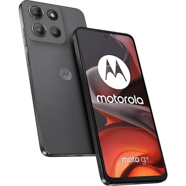 Motorola g15 6.72" lcd fhd 4gb ram 128gb android smartphone - gravity grey
