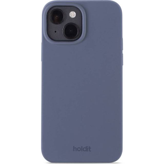 Holdit Telefonskal Silicone iPhone 14/13 - Marinblå