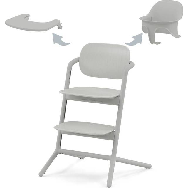 Cybex LEMO 3in1 Matstol inkl. Babyset och Bricka (Suede Grey)