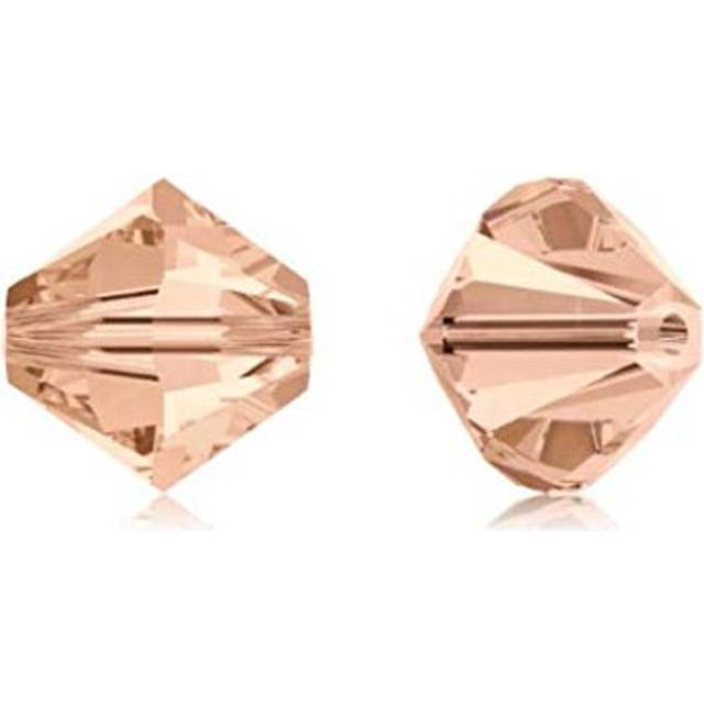50pcs Adabele Austrian 10mm Faceted Bicone Crystal Beads Light Peach P