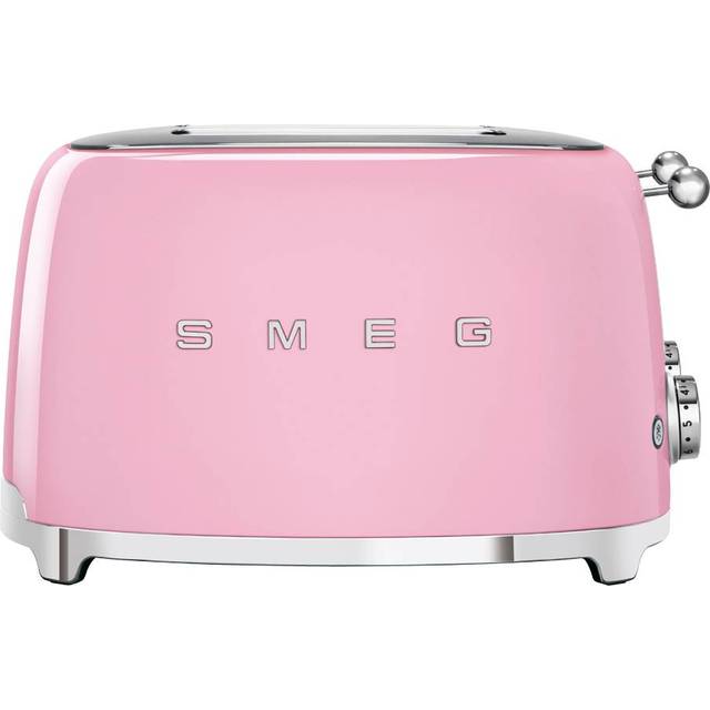 Smeg - Brödrost 4 Skivor - Rosa