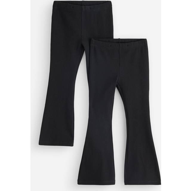 2-pack utsvängda leggings