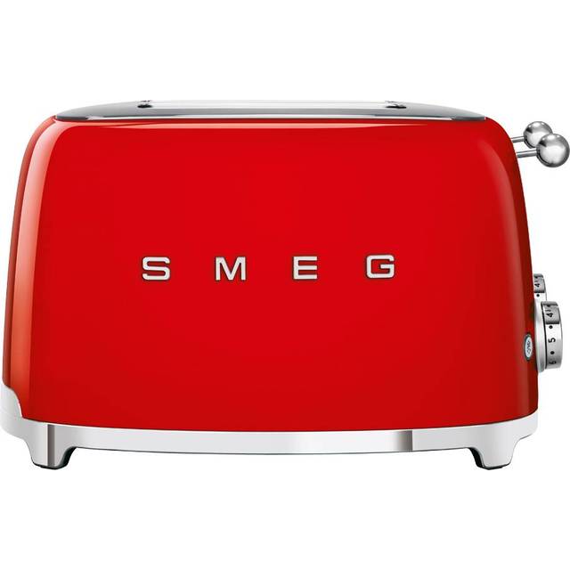 Smeg - Brost 4 Skivor - Röd