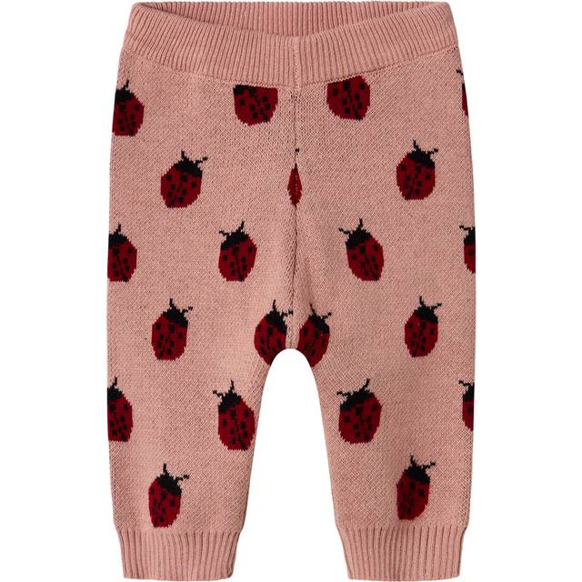 Lil' Atelier Byxor - Stickad - NbfLulio - Misty Rose - Lil Atelier - 68 - Byxor - Bomull