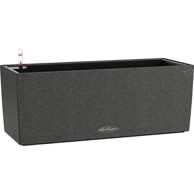 Balconera Stone Self-Watering Planter - Graphite black / 8l - Black