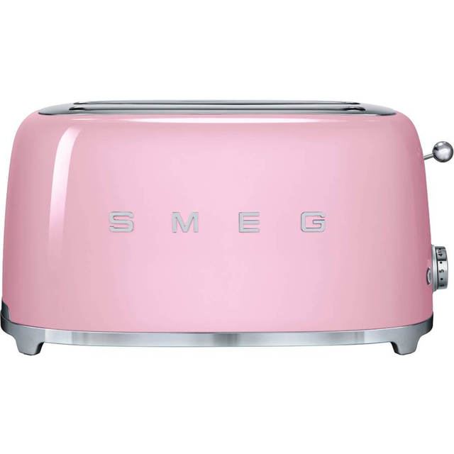 Smeg - Brödrost 4 Skivor - Rosa