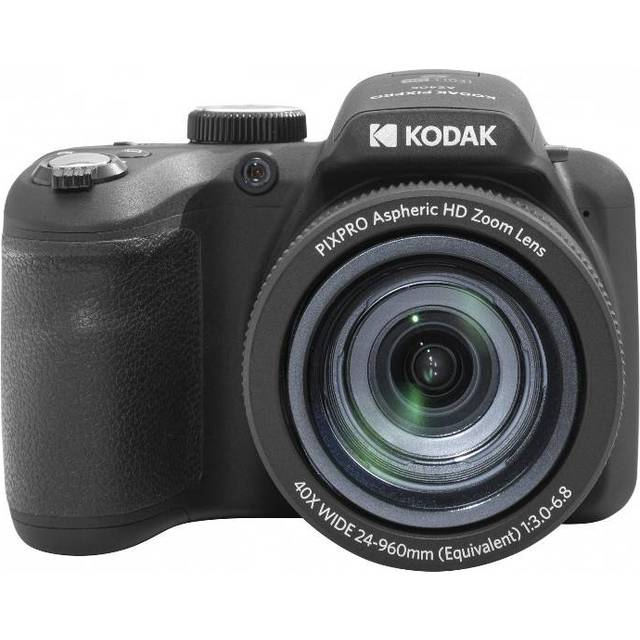 KODAK Pixpro Astro Zoom AZ405 – digital bryggkamera, 40 x zoom, 24 mm vidvinkellins, 20 megapixlar, 3-tums LCD-skärm, 1080p Full HD-video, OIS, AA-batteri – svart