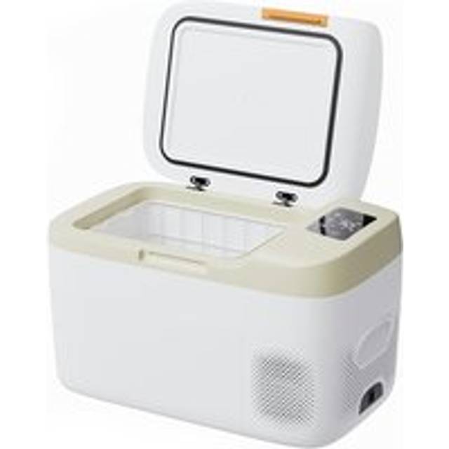 23L Car Fridge 45W Car Mini Fridge Car Refrigerator Portable Camping Fridge Freezer with Display Screen Green - One Size