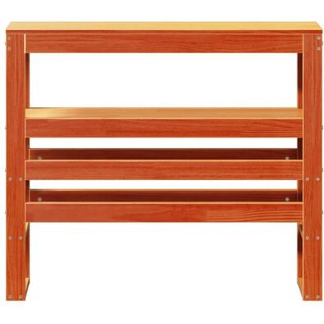 Vidaxl - Headboard with Shelves Wax Brown 100 cm Solid Wood Pine