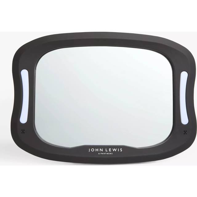 John Lewis Light Up Car Mirror, Black