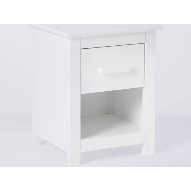 John Lewis Kids' Charlotte Bedside Table, White