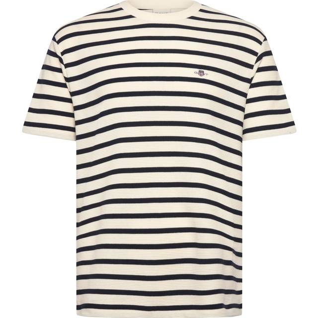 T-shirt à rayures Gant - Beige - L