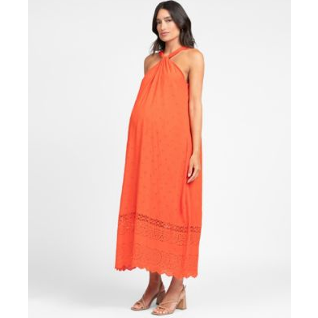 Halter Neck Maternity Dress