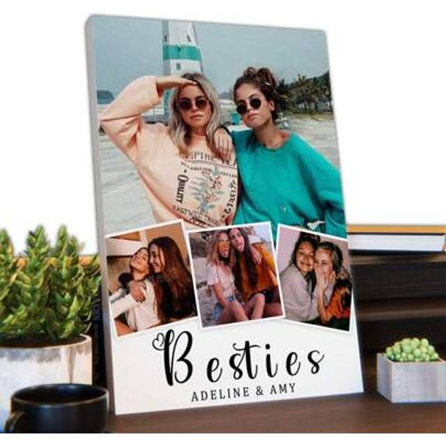SHEIN 1Pc Personalized Photos To Canvas Print - Canvas Prints With Your Photos On Custom Wall Art For Bedroom, Living Room, Wedding, Baby, Pet, Family, Love