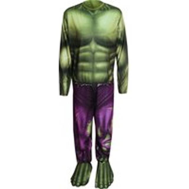 Hulk Costume Set - Bottle Green - 9-10 Years