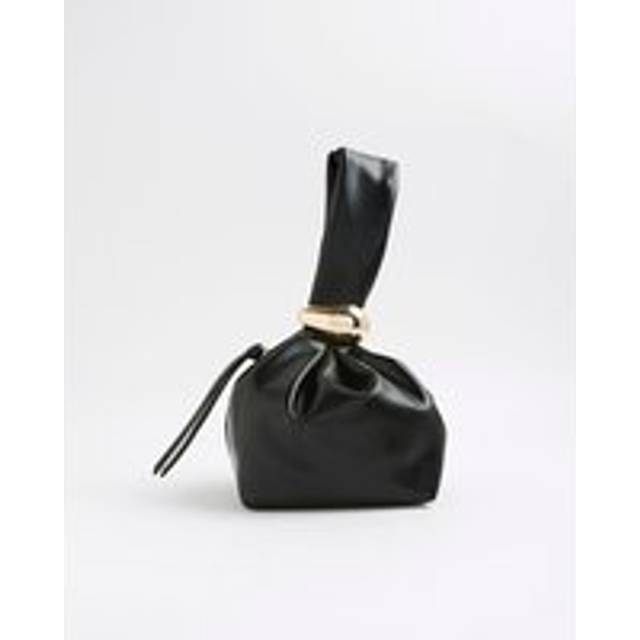 River Island Womens Black Metal Grab Bag - One Size
