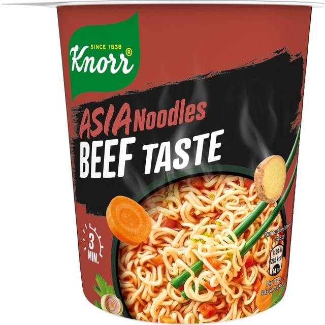Knorr Asia Nudlar Biffsmak 63g