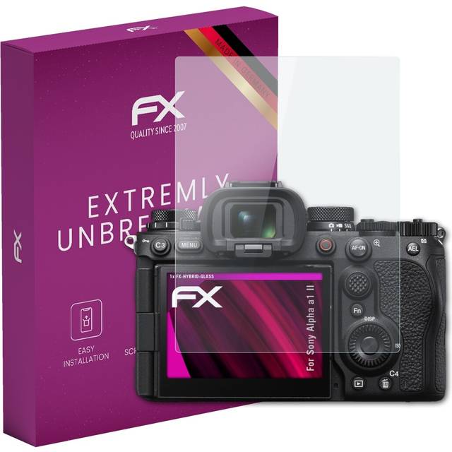 Atfolix Glass Protector For Sony Alpha A1 Ii 9h Hybrid-glass