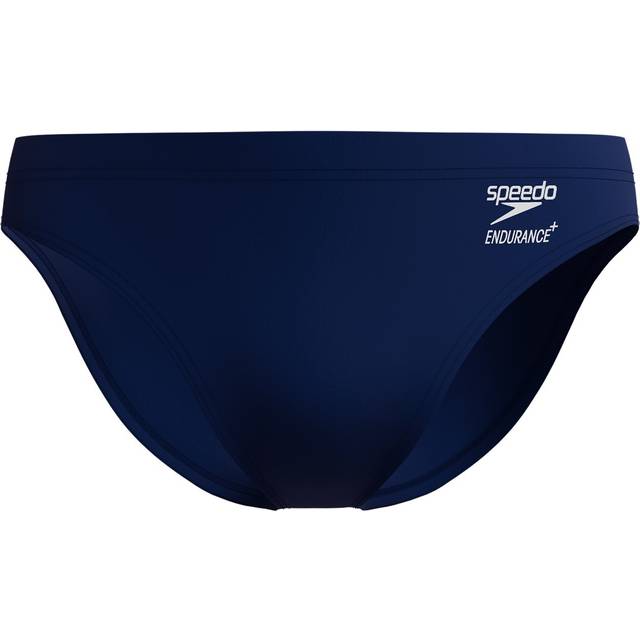 Speedo mens solid swimming briefs.navy blue endurance+ swim trunks swimmers w25
