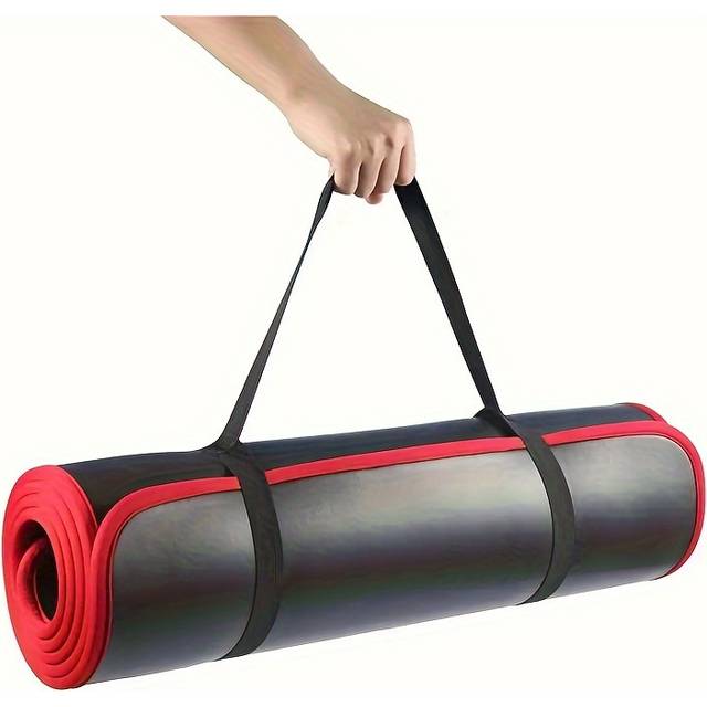 TEMU Extra Thick 10mm Yoga Mat - Non-slip, Waterproof, High-density Filling, Suitable For Pilates And Fitness, Durable Home Gym Equipment And Accessories Yoga Mat, Extra Thick Home Exercise Pad