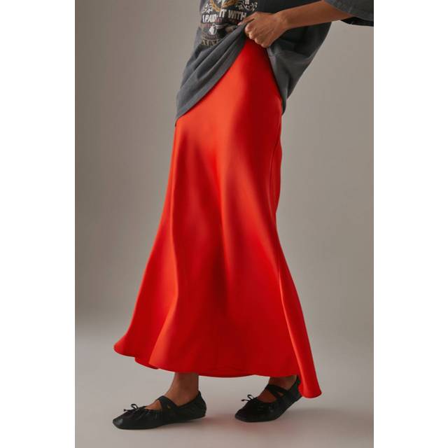 Warehouse orange skirt womens daywear skirts