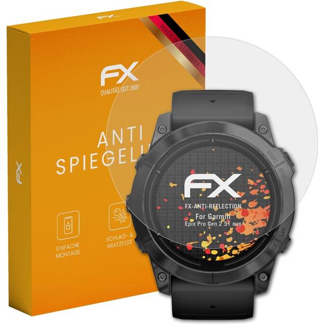3x screen protection film for garmin epix pro gen 2 51 mm matt&shockproof