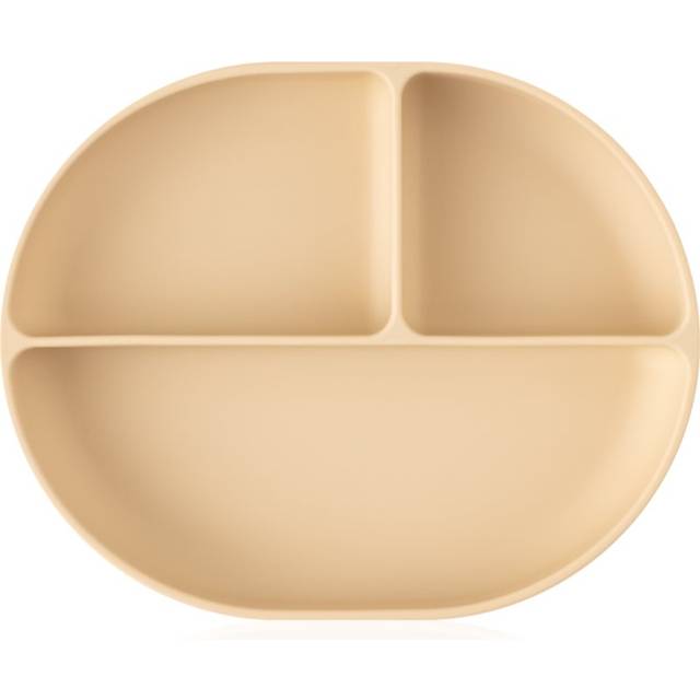Petite&Mars Take&Match 6m+ delad tallrik med sugkopp Desert Sand 1 st.