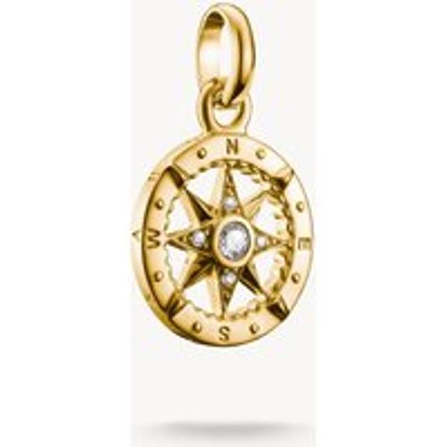 Thomas Sabo Gold Plated Compass Connect Charm