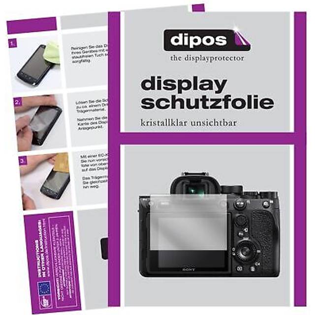 2x screen protector for sony a7r iv + a7r iva protection crystal clear dipos